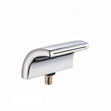 Hot Sale  waterfall Spout hot cold mixer freestanding bathtub faucet